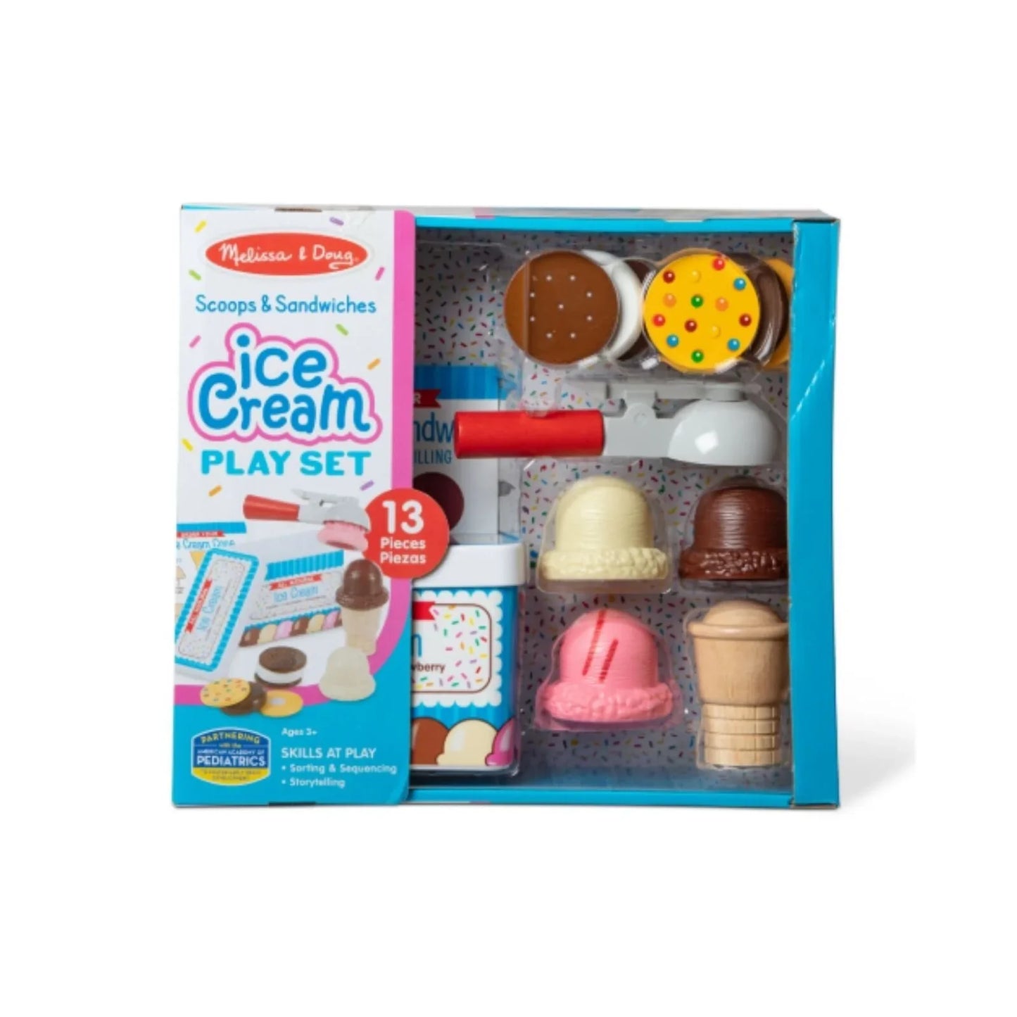 Melissa & Doug Scoop & Sandwiches Ice Cream Playset