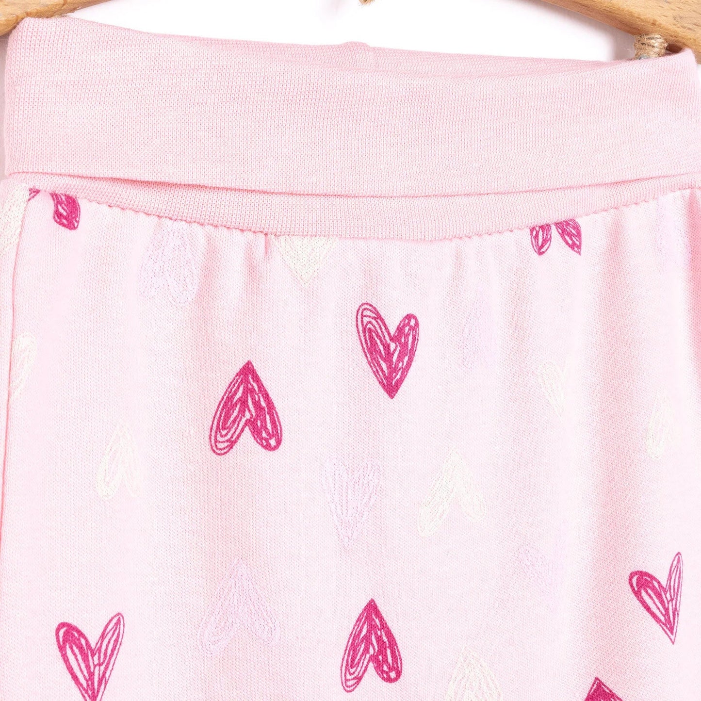 HelloBaby 2 Piece Footed Bottom - Dark Pink