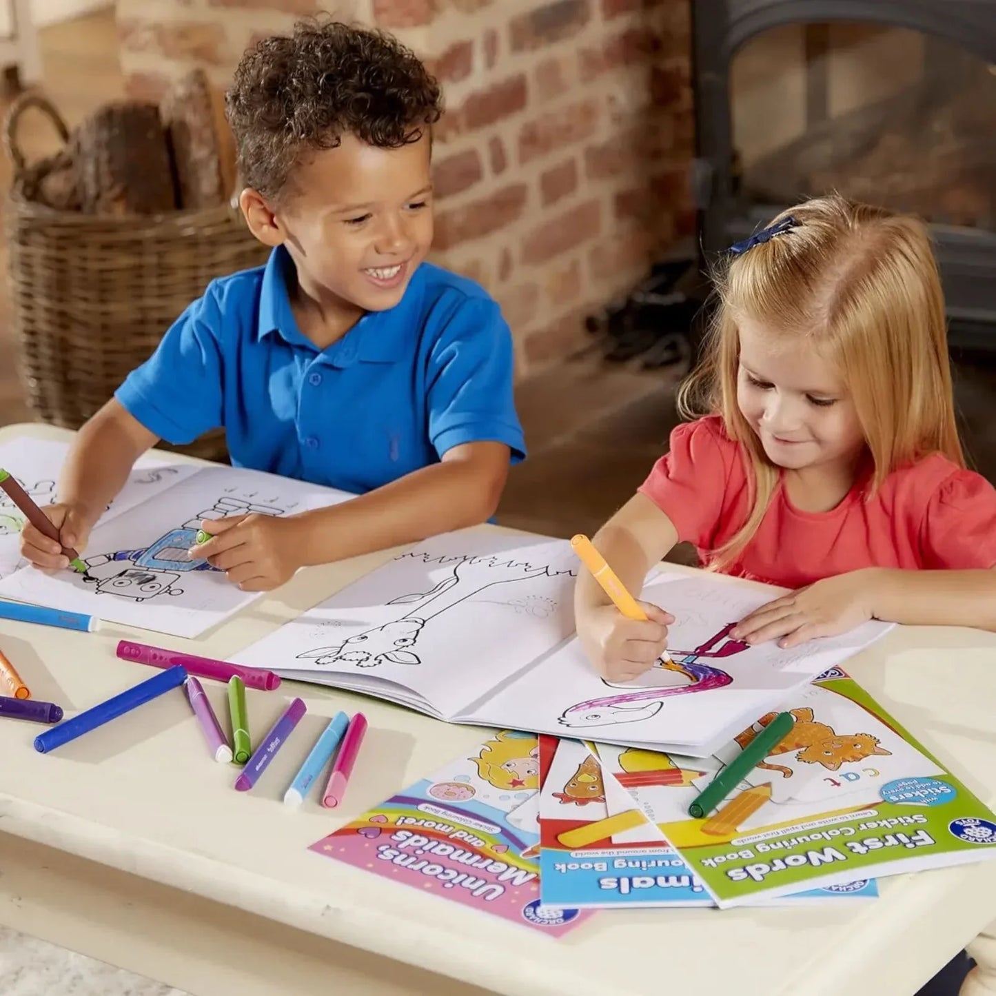 Orchard Toys Unicorns Mermaids & More Colouring Book