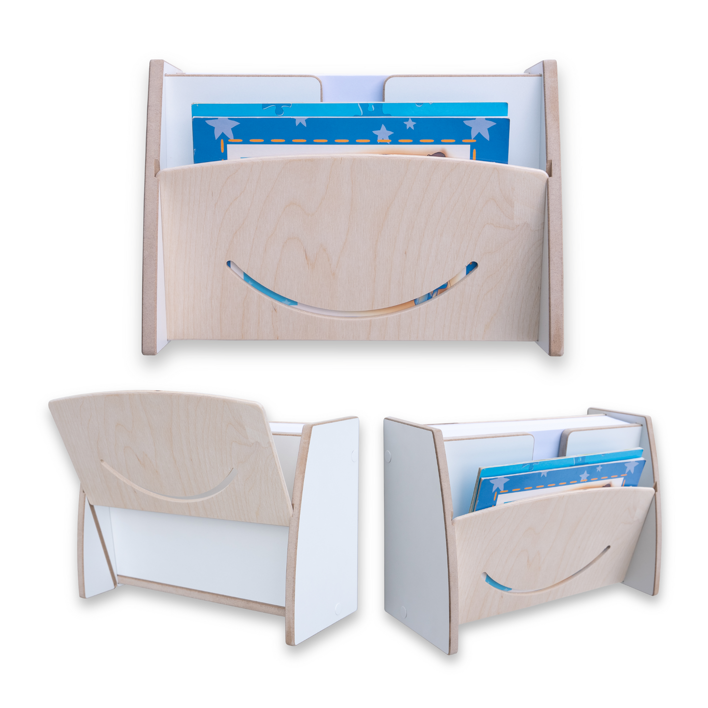 MAMOI® Wooden Paper Organizer A4 – Wall-Mounted or Desktop Use | Paper Holder for Kids, Office & School | Sustainable Document Tray for Printer Paper, Drawing Paper & Notes-0