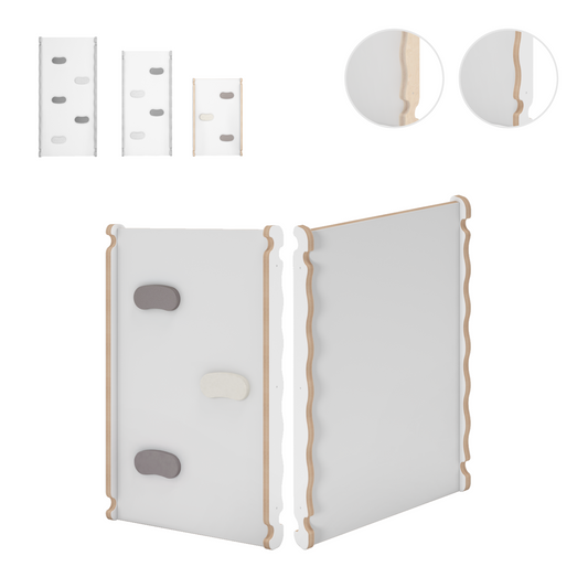 MAMOI® Wooden slide for climbing frame, Indoor baby gym accessories for kids, Small and big toddler slide for climbing triangle, Outdoor child's slides for garden, Childrens montessori toys-0