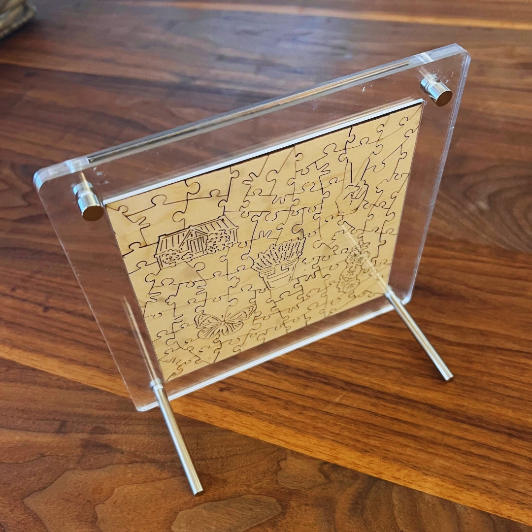 Double Sided Acrylic Frame - For MINI QT 140x140mm
