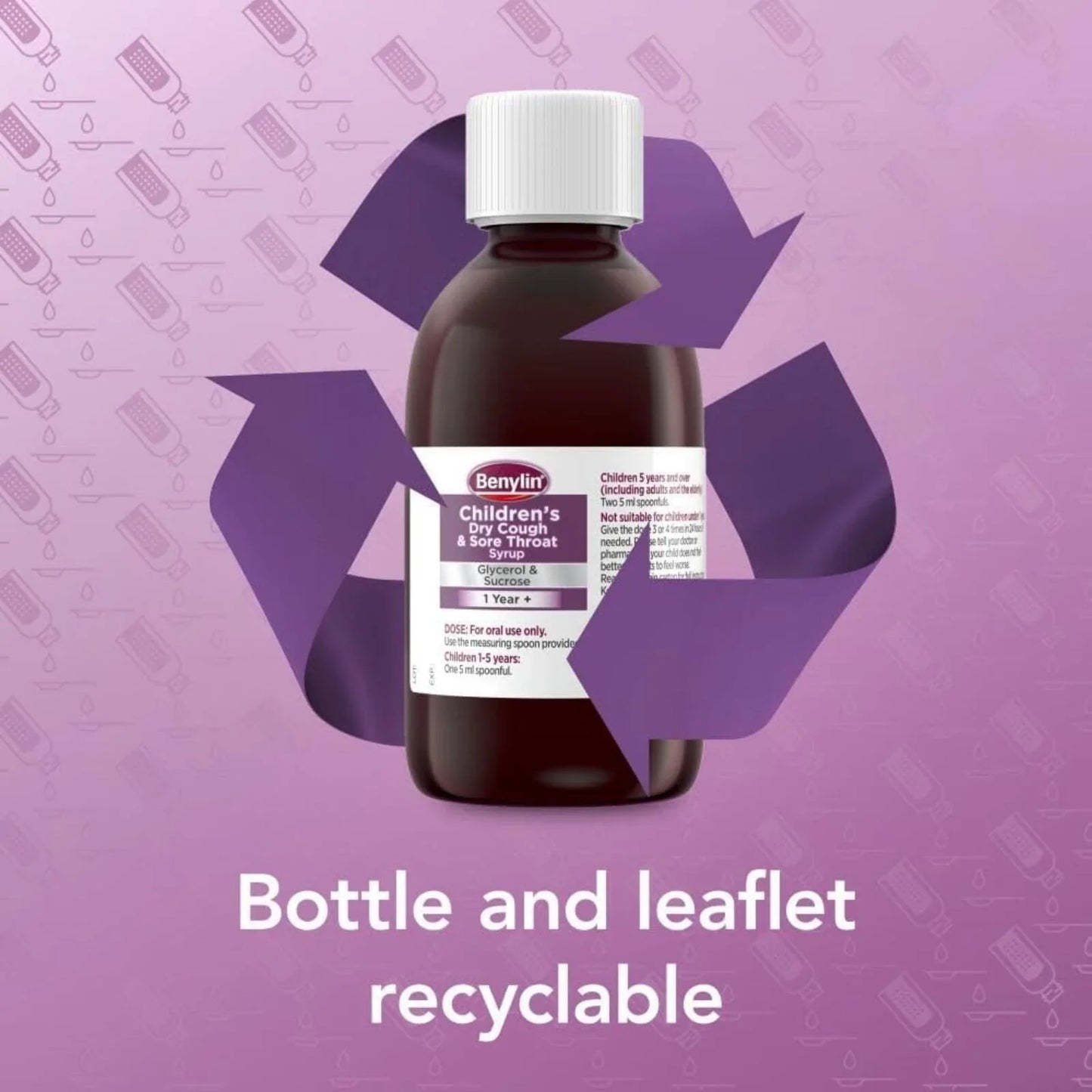 Benylin Children's Dry Cough and Sore Throat Syrup 1+ year 125ml