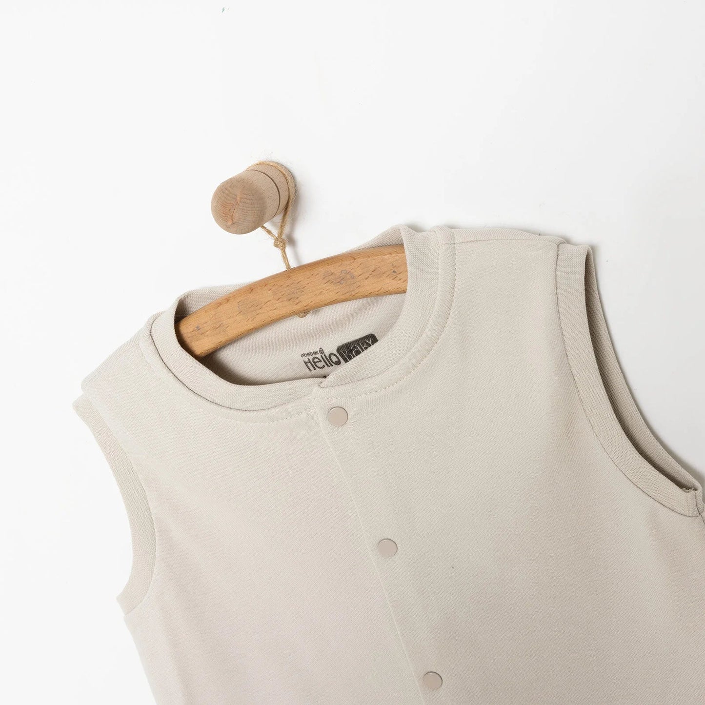 HelloBaby Baby Boy Ribbed Cardigan - Beige