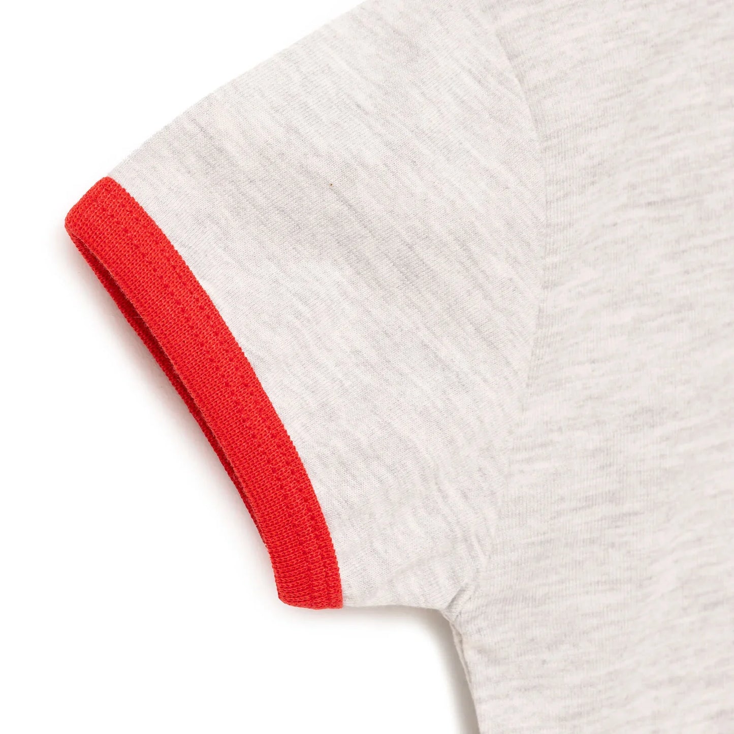 HelloBaby Motto Boy T-shirt & Short - Grey Melange