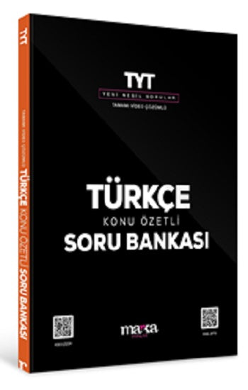 2025 TYT Türkçe Konu Özetli Soru Bankası Tamamı Video Çözümlü (Ciltli)