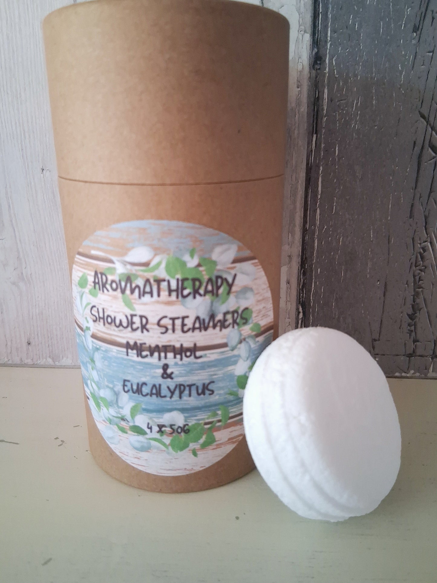 4 pack Aromatherapy Shower Steamers Menthol & Eucalyptus