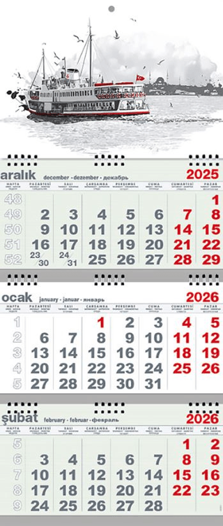 2026 Gemici Takvim - Yolcu Gemisi – Kolektif – Halk Kitabevi – kitap kapağı