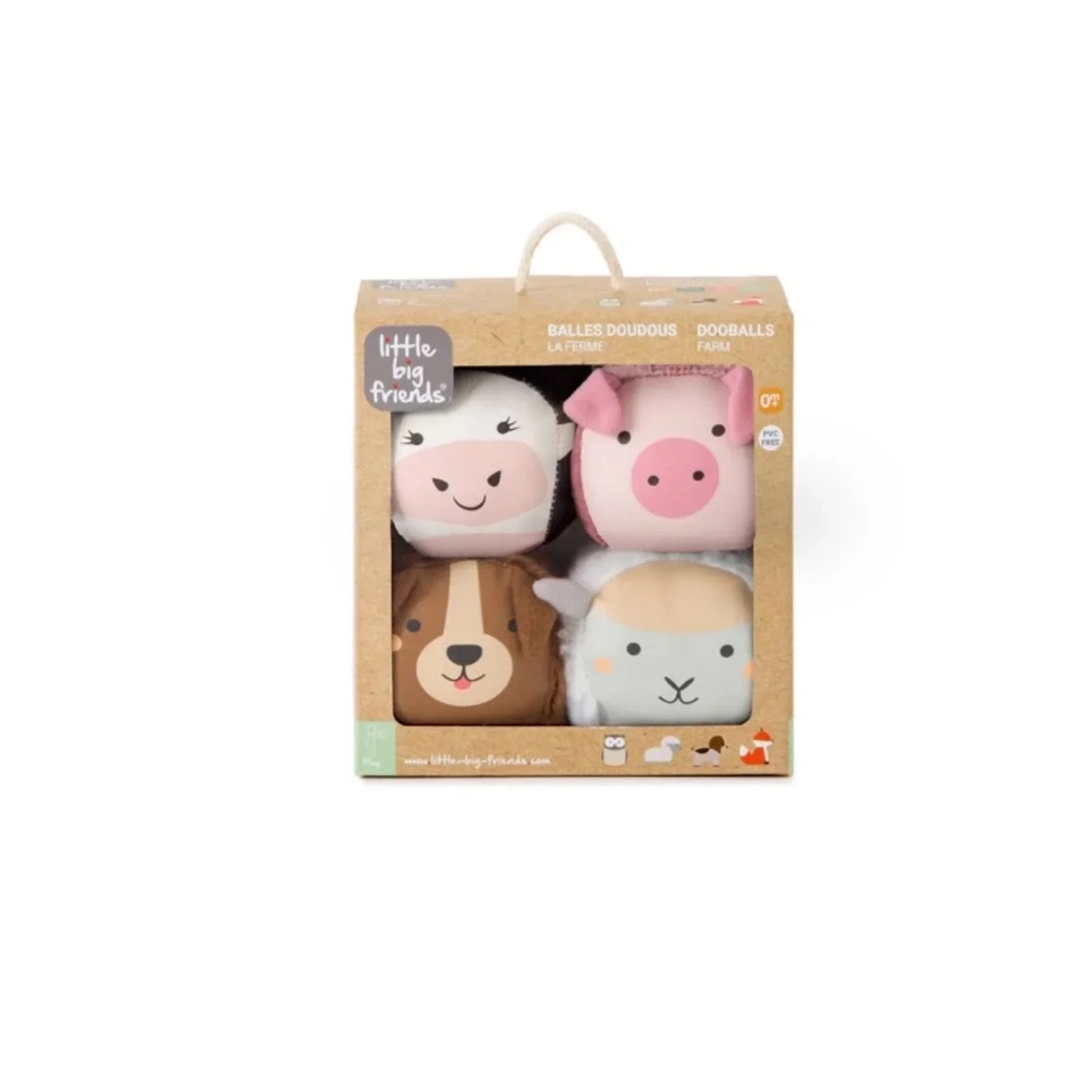 Little Big Friends Dooballs Farm Set 4 pcs