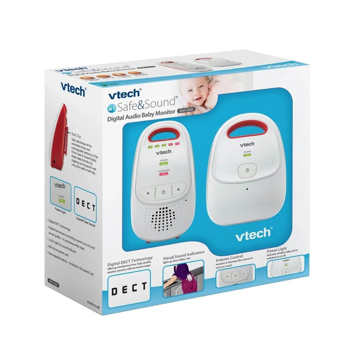 VTech - BM1000 Digital Audio Baby Monitor