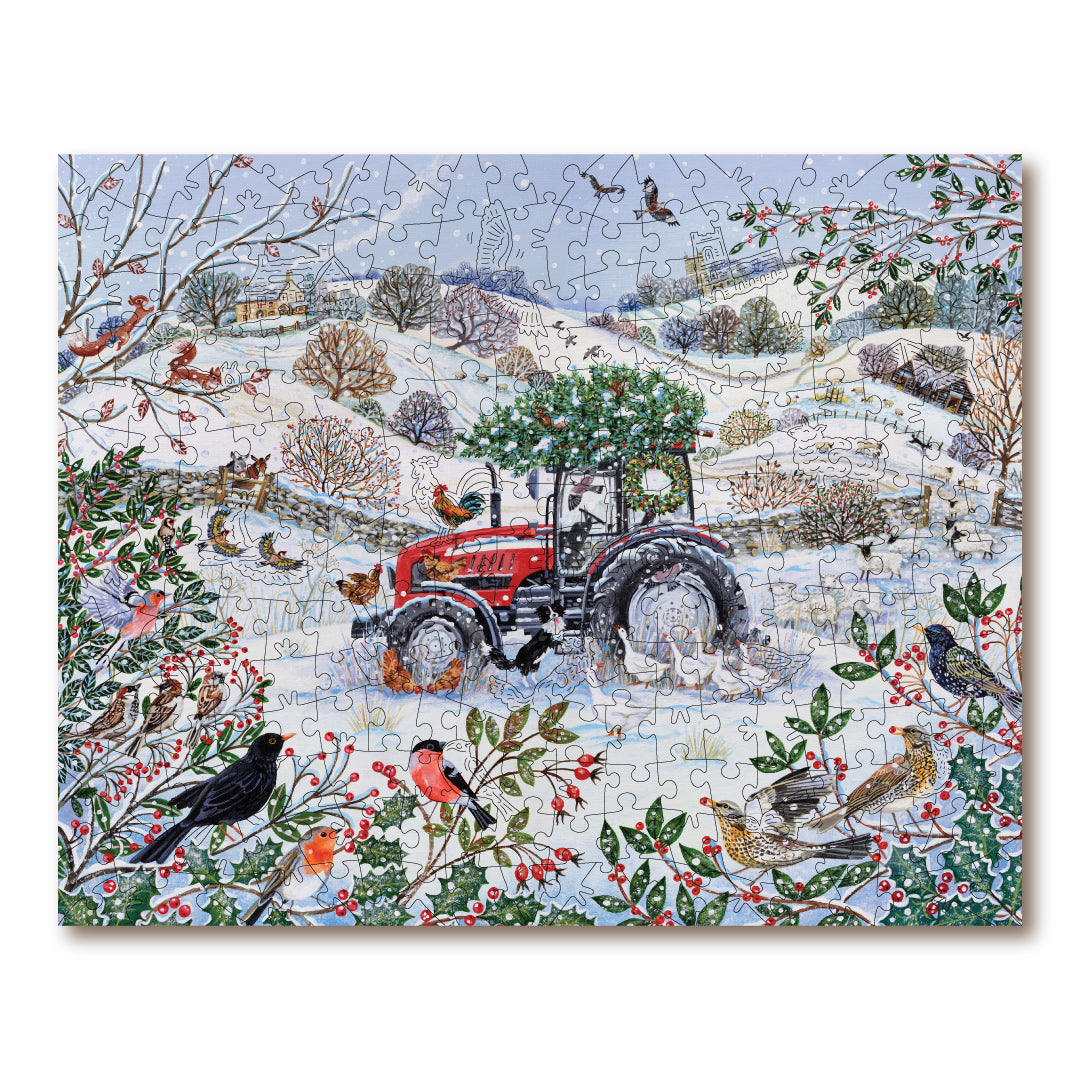 Winter Farm Scene