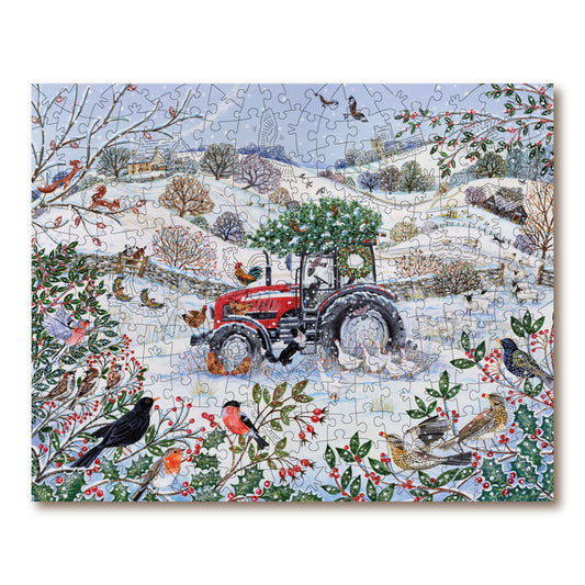 Winter Farm Scene