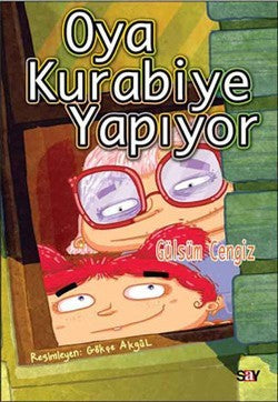 Oya Kurabiye Yapıyor (Renkli Resimli Büyük Boy) – Gülsüm Cengiz – Say Çocuk – kitap kapağı