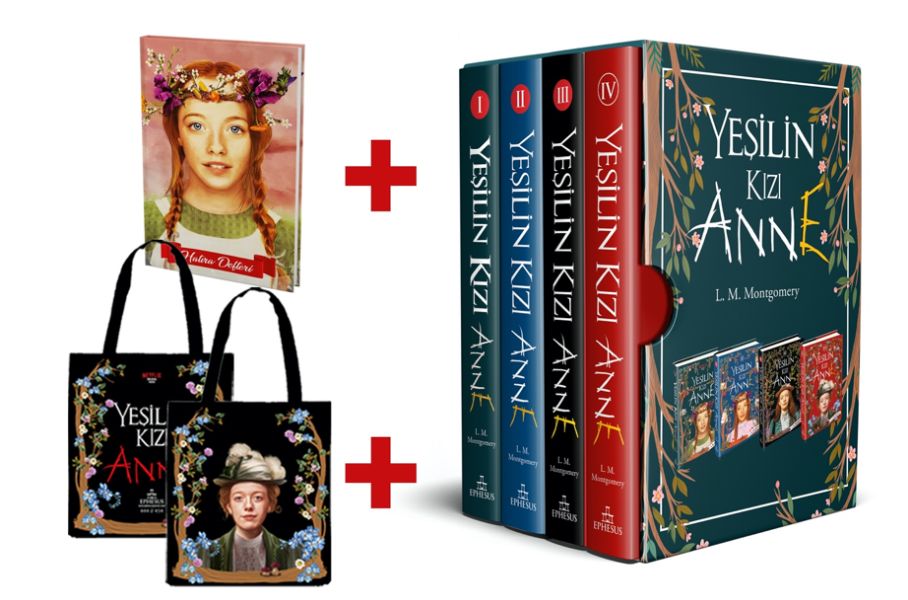 Yeşilin Kızı Anne Kutulu 4 Kitap Takımı (Ciltli)