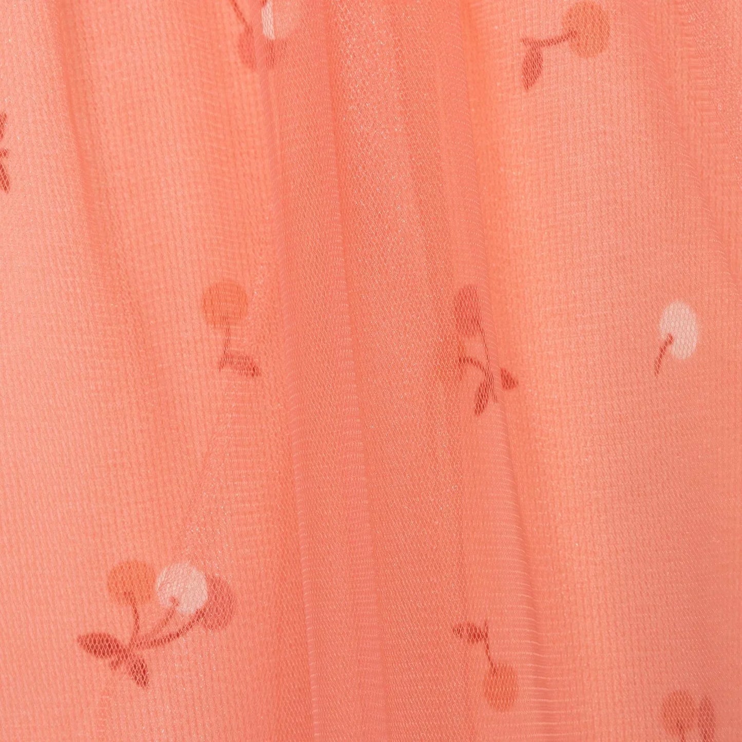 HelloBaby Winter Cherry Dress - Salmon