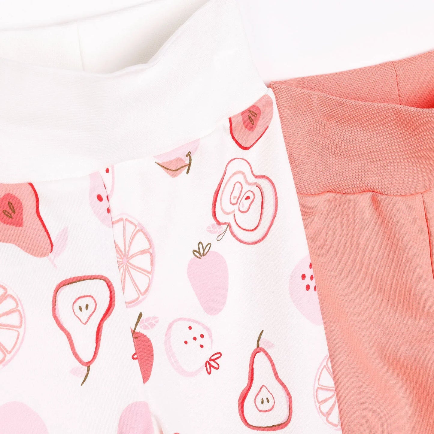 HelloBaby Baby Girl Legging with Feet 2pcs - Pink