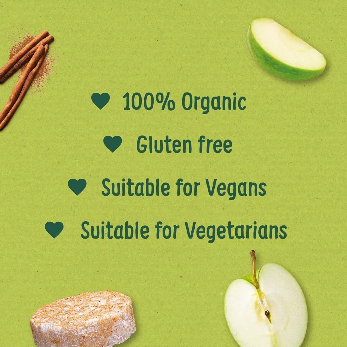 Organix Apple Rice Cake Clouds 7+ months 40g