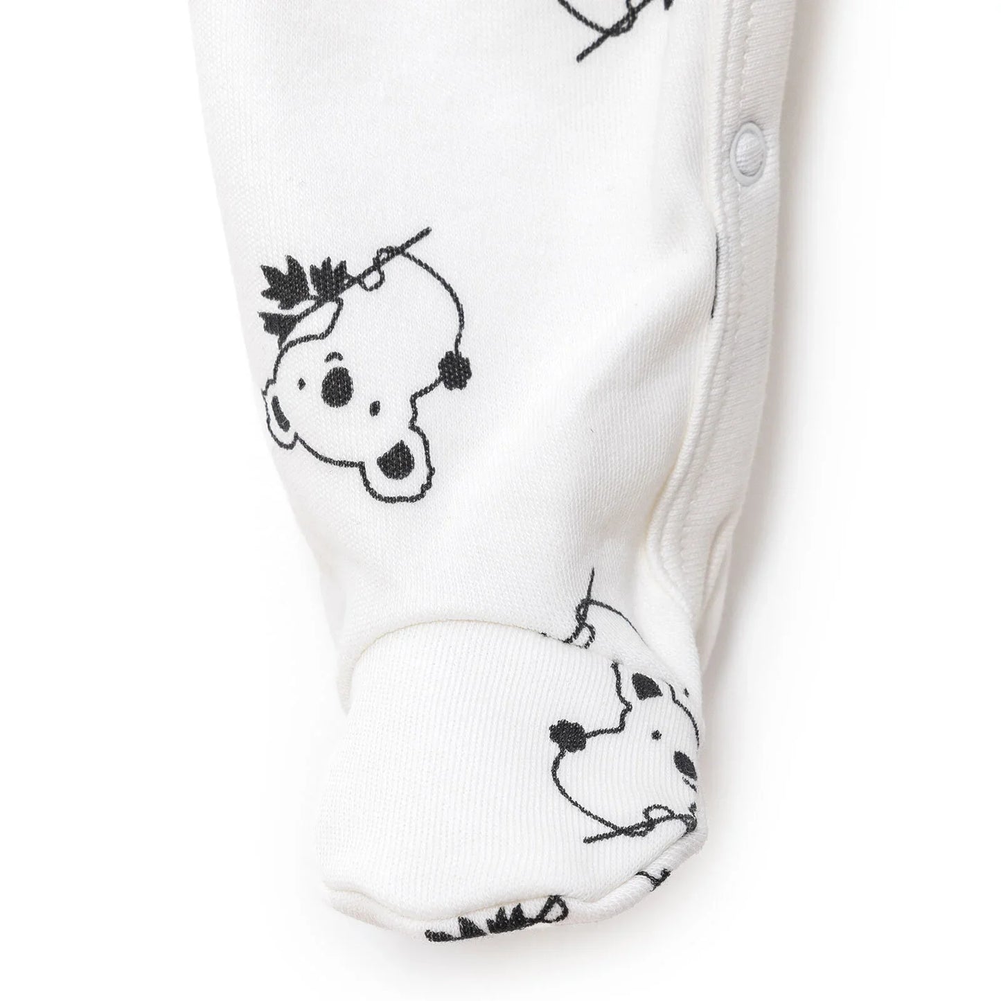 HelloBaby Footed Jumpsuit with Hat - Black