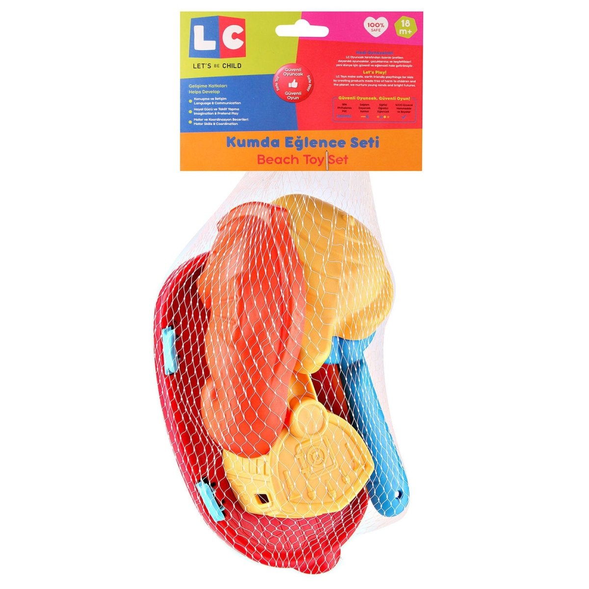 Let's Be Child Mesh Ship and Beach Set Assorted