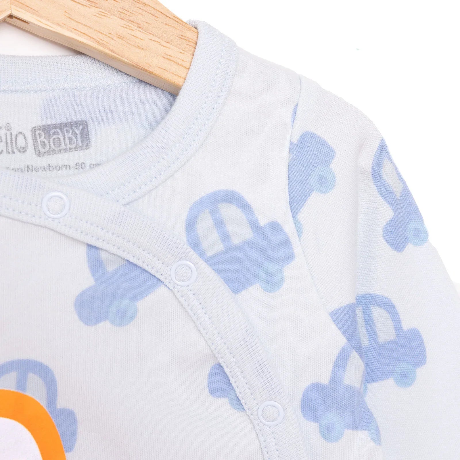 HelloBaby  Newborn Baby Boy  Footed Bottom - Blue