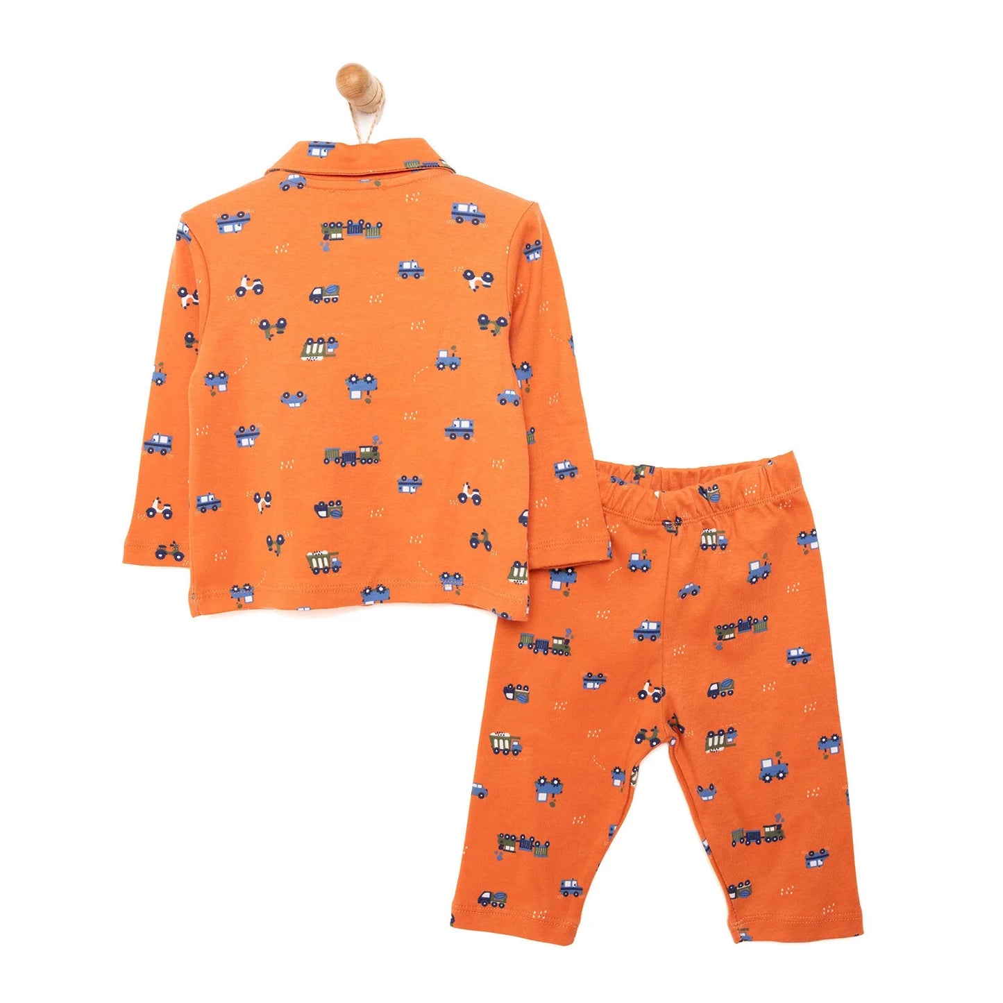 HelloBaby  Baby Boy Long Sleeve Pyjamas Set - Orange