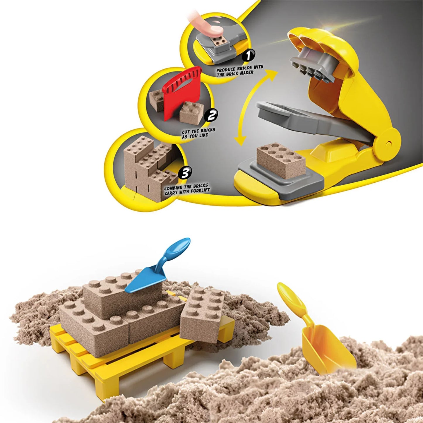 Artcraft Forklift Operator Play Sand Set 750 Gr