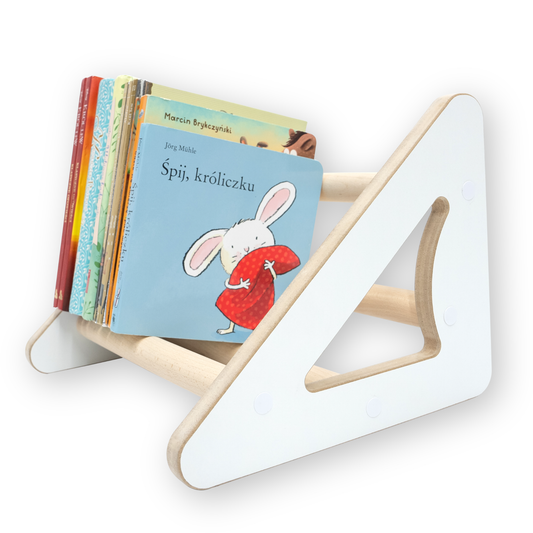 MAMOI® Children's bookcase and cabinet, Small wall bookcase, Bookshelves and children's room furniture, Montessori bookcases for children-0