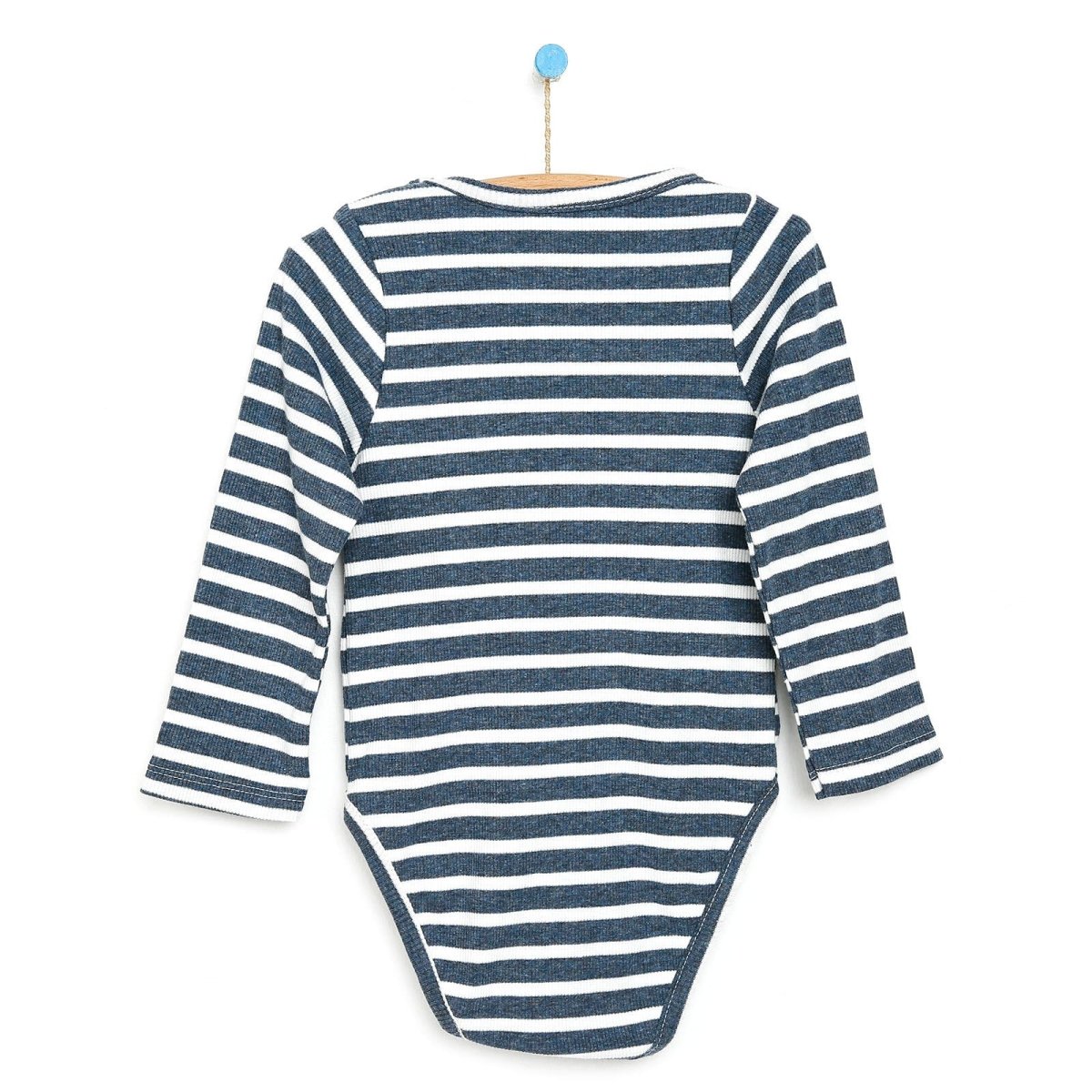 Newborn Fashion Club Long Sleeve Bodysuit - Indigo