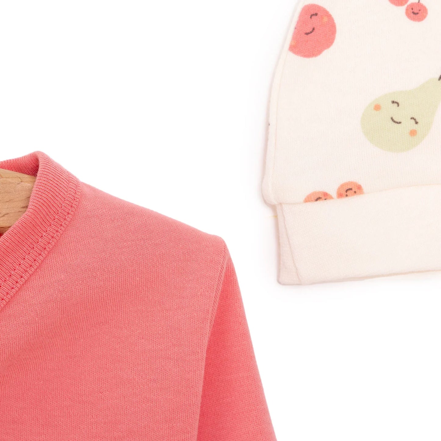 HelloBaby Newborn Baby Top-Hat-Footed Set - Ecru