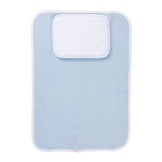 Little Dreams Boy Baby Diaper Changing Pad - Blue
