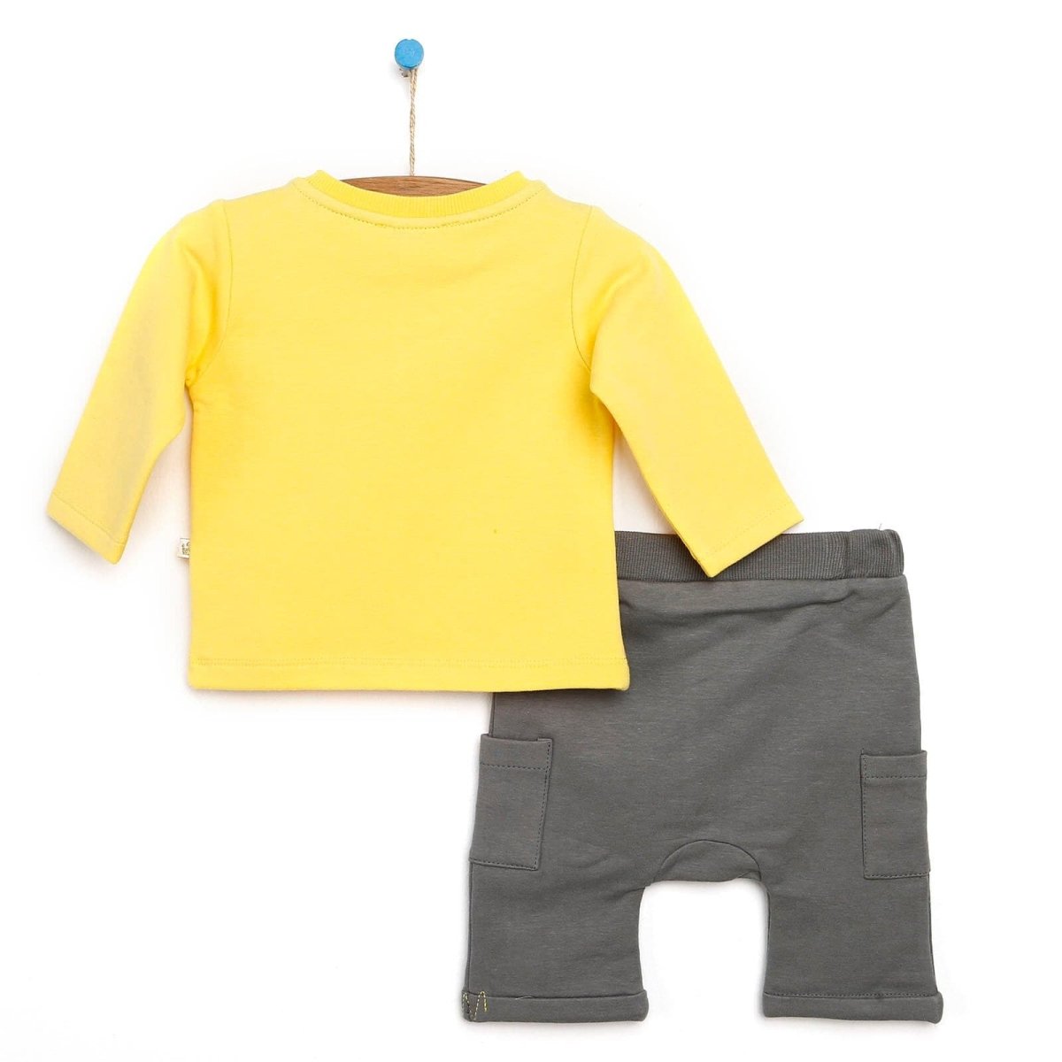 For My Baby Newborn Wild Sweatshirt-Panth - Yellow