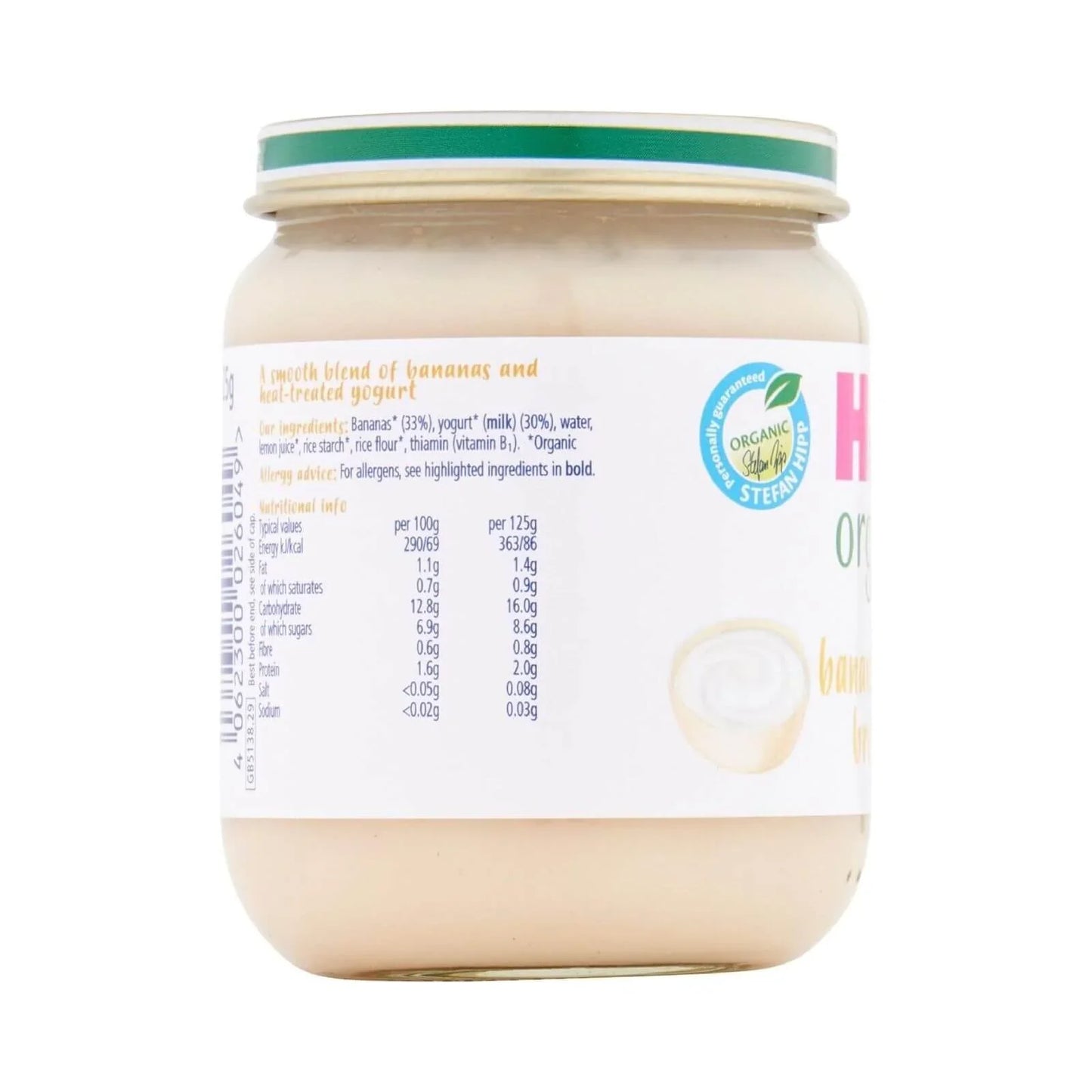 HiPP Organic Banana Yogurt Breakfast Jar 6+ months 125g