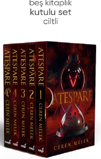 Ateşpare Seti (Ciltli) – Ceren Melek – İndigo Kitap – kitap kapağı