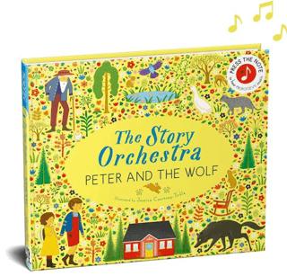 The Story Orchestra: Peter and the Wolf – Maria Isabel Sanchez Vegara – Frances Lincoln – kitap kapağı