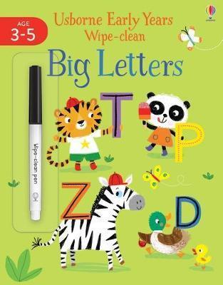 Early Years Wipe-Clean Big Letters – Jessica Greenwell – Usborne Publishing – kitap kapağı