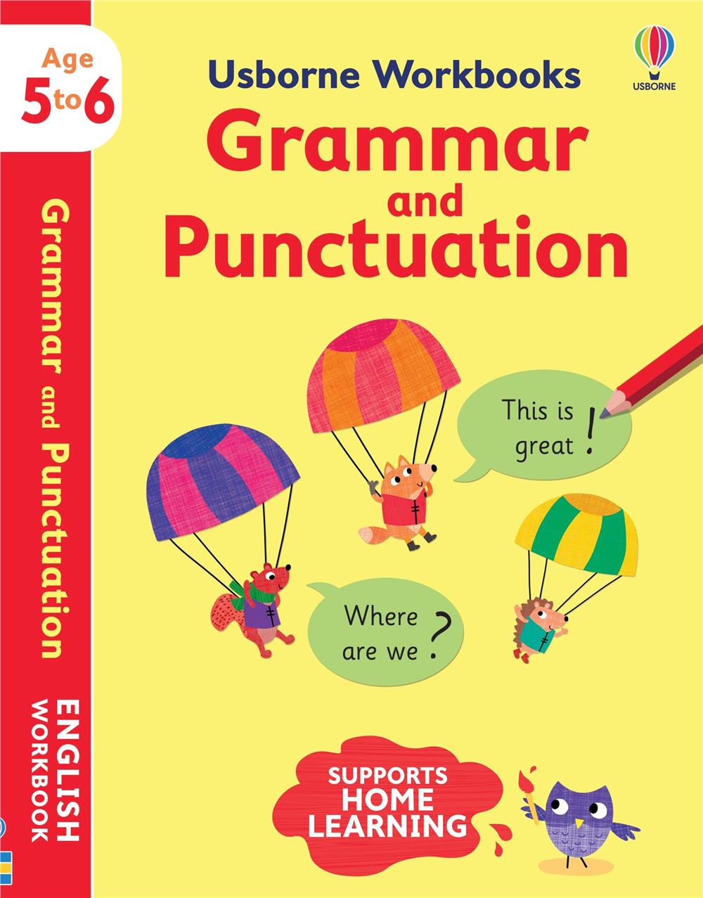 Usborne Workbooks Grammar and Punctuation 5-6 – Jessica Greenwell – Usborne Publishing – kitap kapağı
