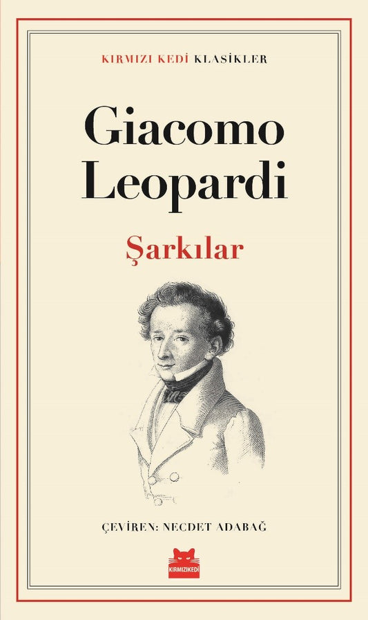 Şarkılar – Giacomo Leopardi – Kırmızı Kedi Yayınevi – kitap kapağı