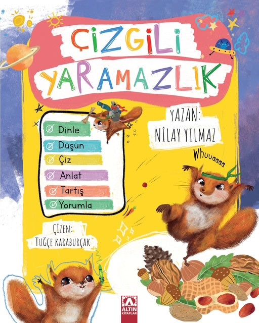 Çizgili Yaramazlık – Nilay Yılmaz – Altın Kitaplar - Çocuk Kitapları – kitap kapağı