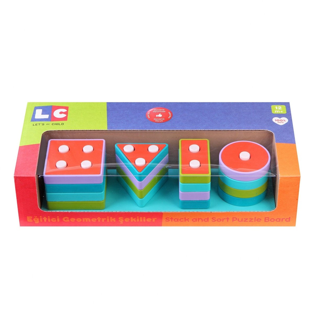 Let's Be Child Educational Geometric Shapes