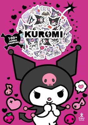 Kuromi Boyama Kitabı Çıkartma Bombası 100 + Harika Çıkartma – Kolektif – Doğan Çocuk – kitap kapağı