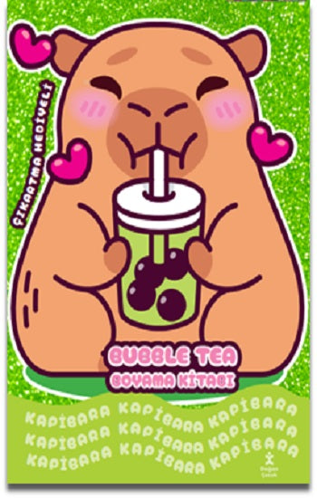 Kapibara - Bubble Tea Boyama Kitabı – Kolektif – Doğan Çocuk – kitap kapağı
