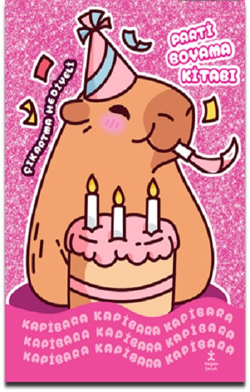 Kapibara - Parti Boyama Kitabı – Kolektif – Doğan Çocuk – kitap kapağı