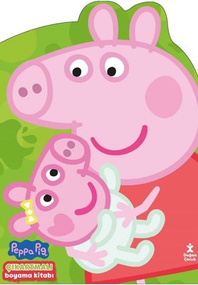 Peppa Pig - Çıkartmalı Boyama Kitabı – Kolektif – Doğan Çocuk – kitap kapağı