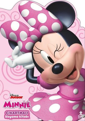 Disney Junior Minnie - Çıkartmalı Boyama Kitabı – Kolektif – Doğan Çocuk – kitap kapağı