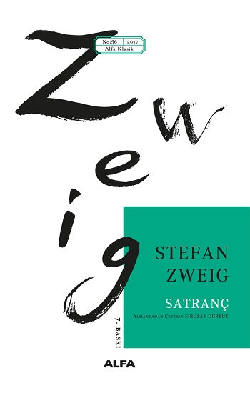 Satranç – Stefan Zweig – Alfa Yayınları – kitap kapağı