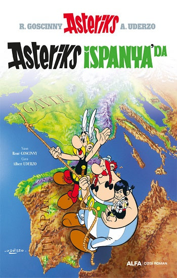 Asteriks İspanya’da – Rene Goscinny – Alfa Yayınları – kitap kapağı
