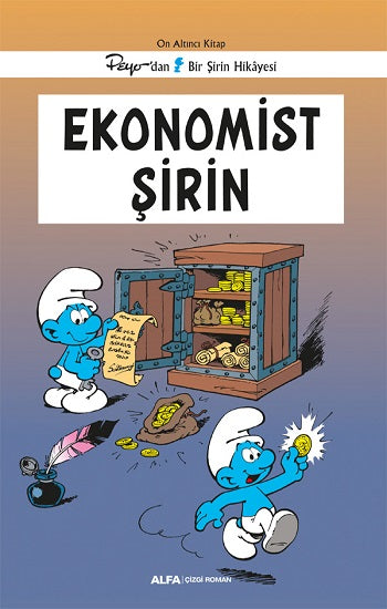 Ekonomist Şirin – Peyo – Alfa Yayınları – kitap kapağı