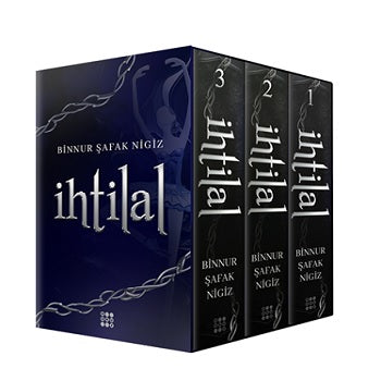 İhtı̇lal (3 Kı̇tap Takım) – Binnur Şafak Nigiz – Dokuz Yayınları – kitap kapağı