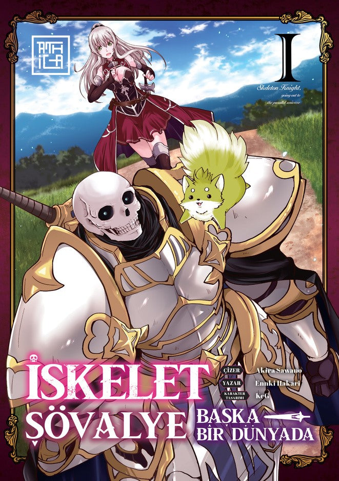 İskelet Şövalye: Başka Bir Dünyada 1 – Ennki Hakarı – Athica Yayınları – kitap kapağı