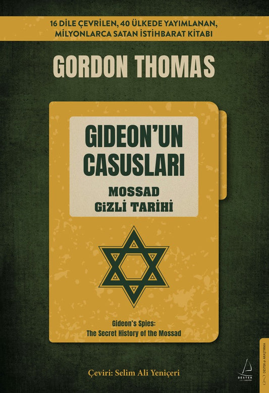 Gideon’un Casusları – Gordon Thomas – Destek Yayınları – kitap kapağı